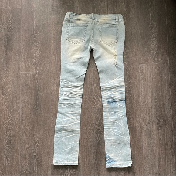 Light Blue Ripped Jeans - Picture 2 of 6
